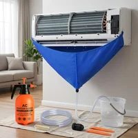 Kit de nettoyage de climatiseur en PVC, avec outils et accessoires, pour climatiseur mural split 1-1.5P 1
