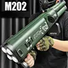 Eva Bullets Gun M202 Quadruple Rocket Launcher Toy Gun Shooting Soft Bullet Weapons For Child Boy Outdoor Shooting Fake Gun Toy  1