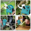 YOFIDRA 30mm Brushless Electric Pruning Shears 2 Gear Cordless Garden Electric Scissors Beautify Tool For Makita 18V-21V Battery 6