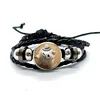 Anime Dazai Osamu Fyodor And Nikolai Gogol Cat Bracelets Art Multilayer Braided Bracelets Bangles Handmade Jewelry Gifts 5