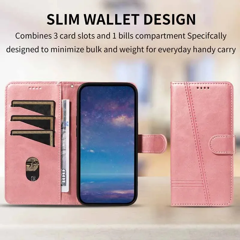 Leather Flip Wallet Phone Case – Enhanced Protection and Style