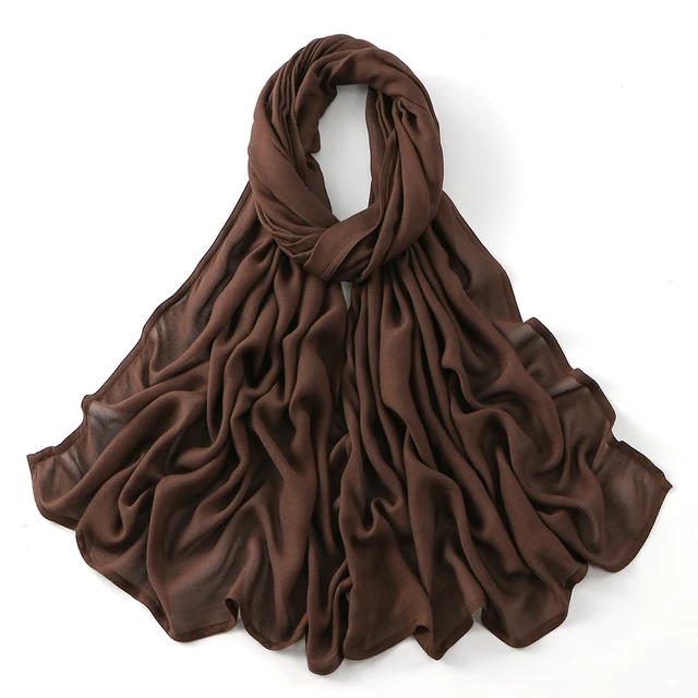 185*75 cm musulman Modal Hijab rayonne coton châles pour femmes mince plaine écharpe grande taille foulard islamique Turban bandeau