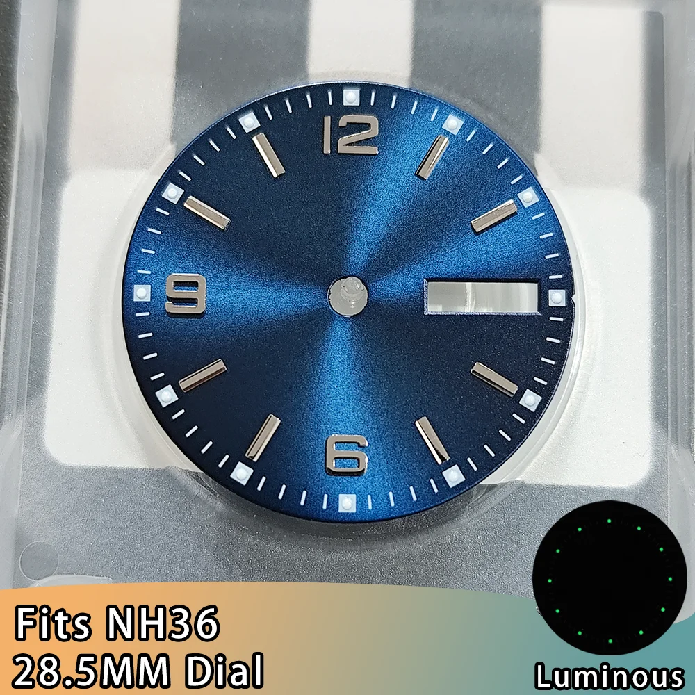 Sterile Luminous Double Calendar Watch Dial - 28.5mm Accessories