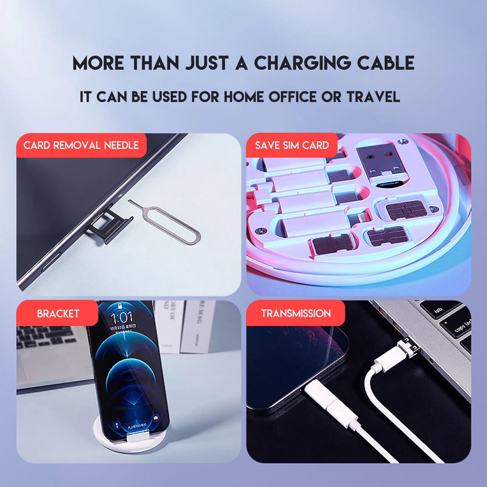 Hot 6 in 1 Multiport Multifunction Usb C Charging and thumbnail 7