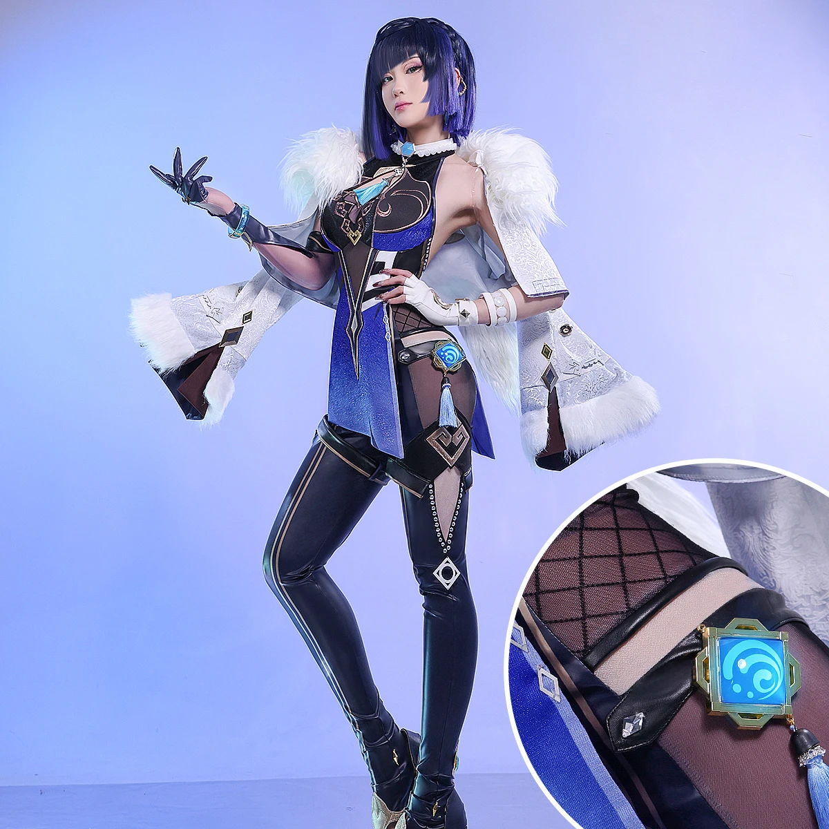 預金 Genshin衝撃yelan Liyueコスプレ衣装ファッションアニメ女性活動パーティのロールプレイ服サイズs Xl新 Aliexpress