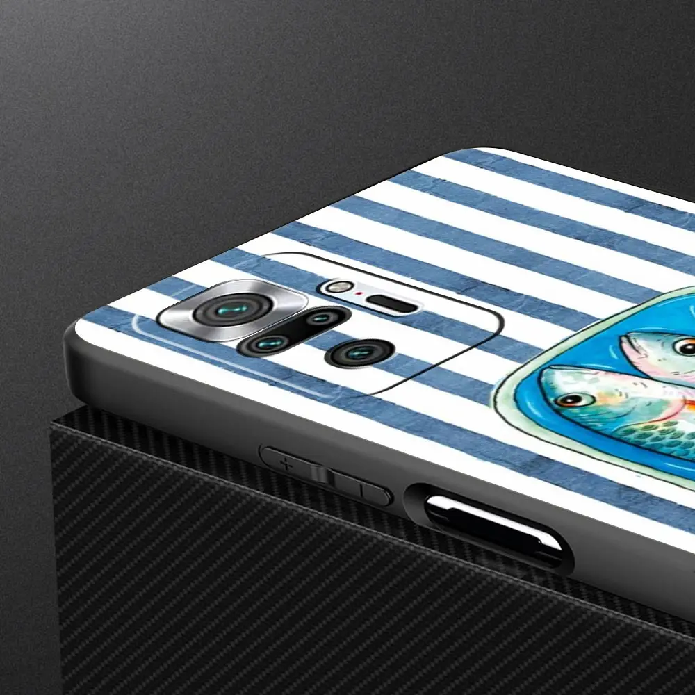 Fashionable Sardine Fish Design Soft Phone Case Cover