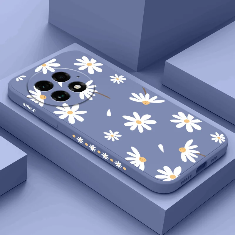 Charming Daisy Liquid Silicone Phone Case Cover