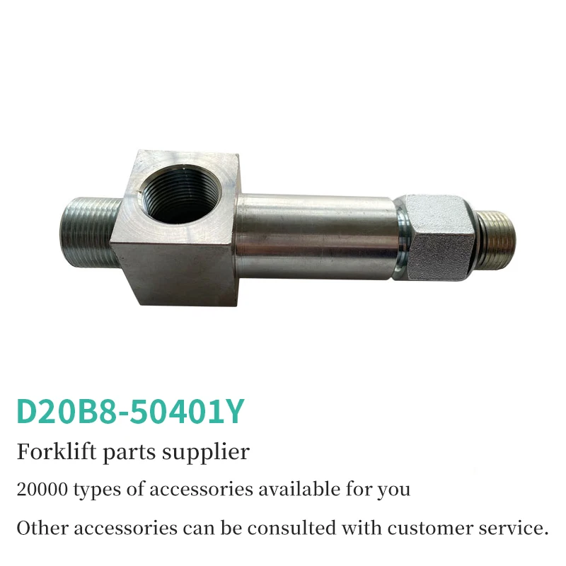 Forklift accessories Lift Cylinder Speed Limit Valve Three-Way Oil Pipe Joint D20B8-50401 For HELI 1-3.5 Tons 20 50 100 pcs pneumatic gas pipe quick connector throttle valve sl8 02 adjustable cylinder speed control valve speed control swi