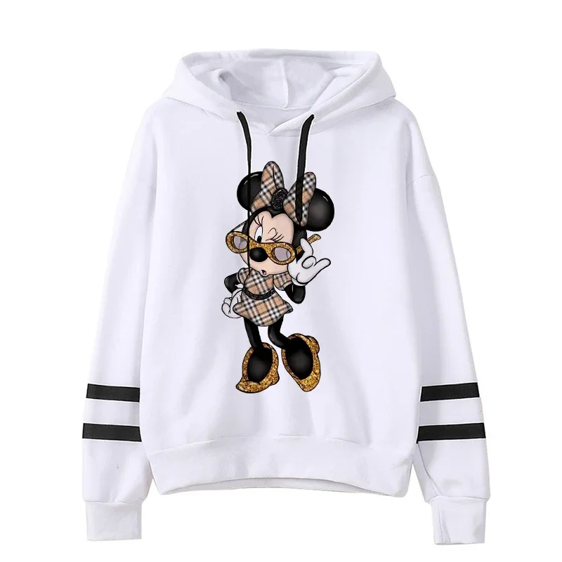 thumbnail image 1 of Sudadera con capucha de dibujos animados para niño y niña, ropa con estampado de Disney, Minnie Mouse, Mickey, Grunge, Harajuku, Y2k, años 90, 1 of 3