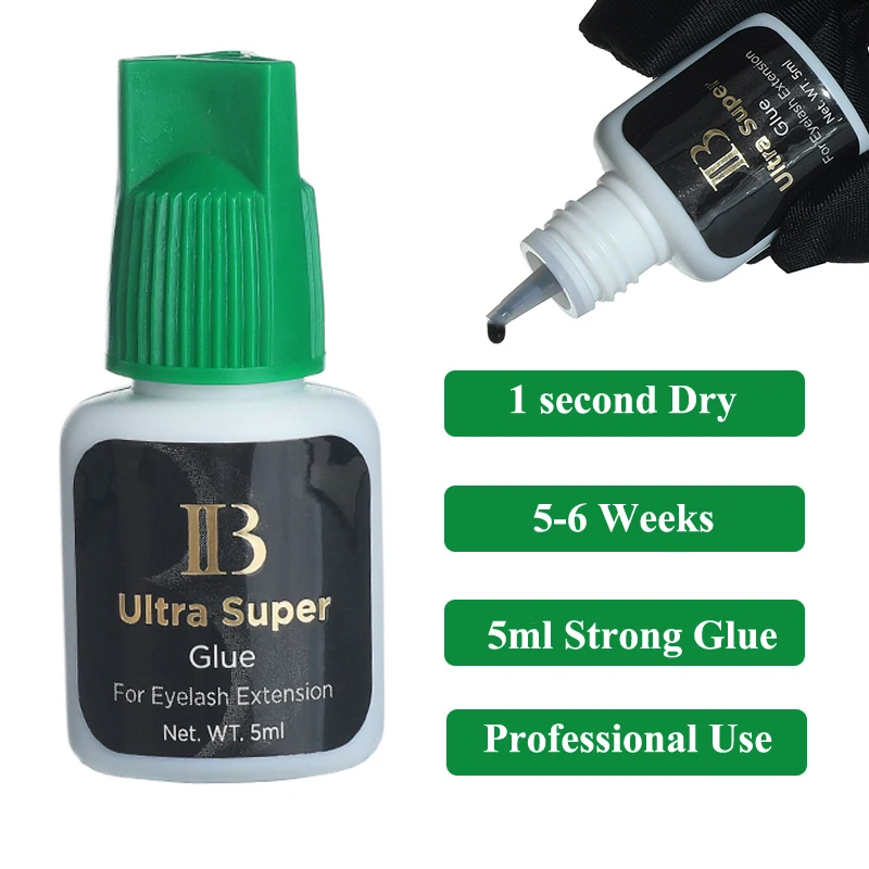 Original IB Lash Glue Super Plus Hyper Bond New Master Glue I-Beauty Eyelash Extension Adhesive Long Lasting Fast Dry Korea Glue 3