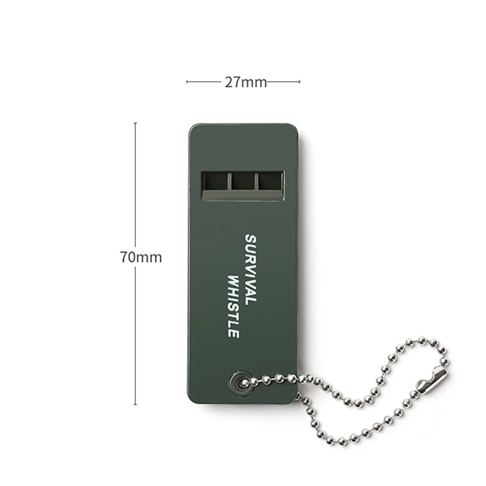Description Picture 3 of item3-Frequency Whistle High Decibel Survival Whistle Keychain Portable Camping Hiking Emergency Survival Whistle Outdoor Tools