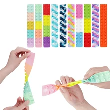 

Suction Silicone Pat Sheet Squidopop Pull It Fidget Toy Children Stress Relief Squeeze Toy Antistress Soft Squishy Toy for Kids