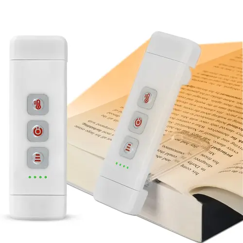 Clip-on Bookmark Book Light With Timer USB Rechargeable Reading Light Mini Led Read Light Portable Bedside Desk Light Read Lamp - Image 7