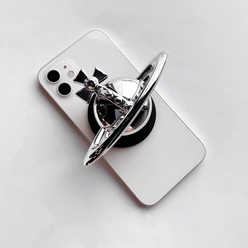 Iphone Secure Grip Adjustable Kickstand Mag Safe Compatible Phone Stand Magnetic Folding Mobile Phone Grip Removable Ring Holder, Alina Gadgets