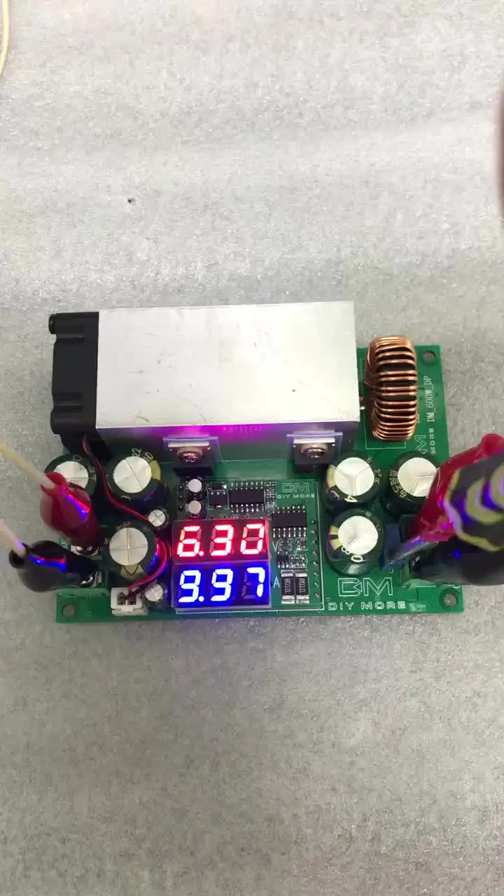 DC-DC Buck Converter 12-80V To 2.5-50V, 20A Adjustable Step Down Voltage Regulator Module