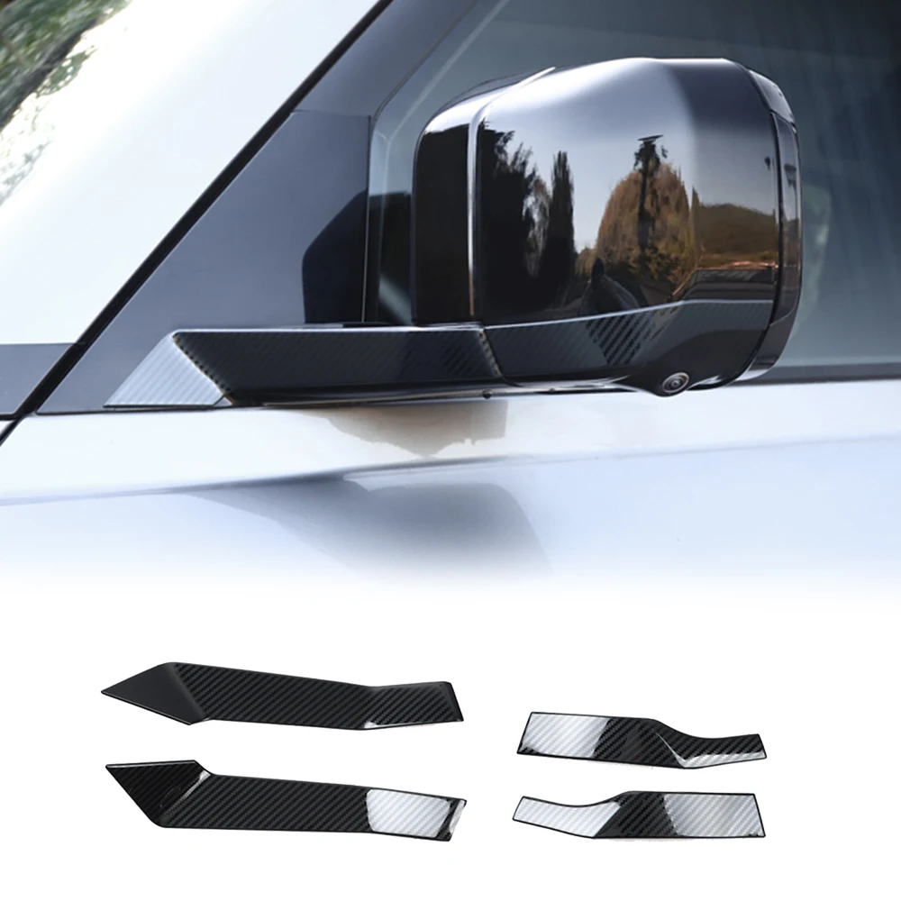 

Carbon Fiber Exterior Side Rearview Mirror Cover Trim for Land Rover Defender 90 110 2020