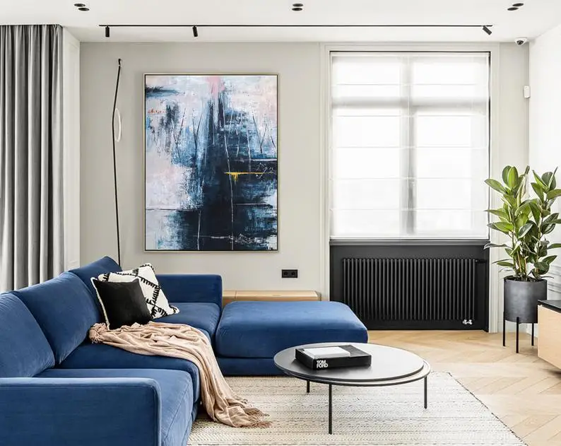 

Abstract Painting Original Large Acrylic Canvas Wall Art, Expressionism Modern Painting Wall Art on Canvas the abstract oil