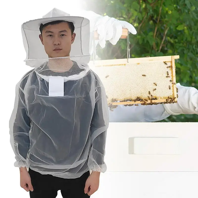 Professional Beekeeping Suit Beekeeping Suit Jacket Jacket For Professional Beekeepers Smock With Veil beekeeping suit