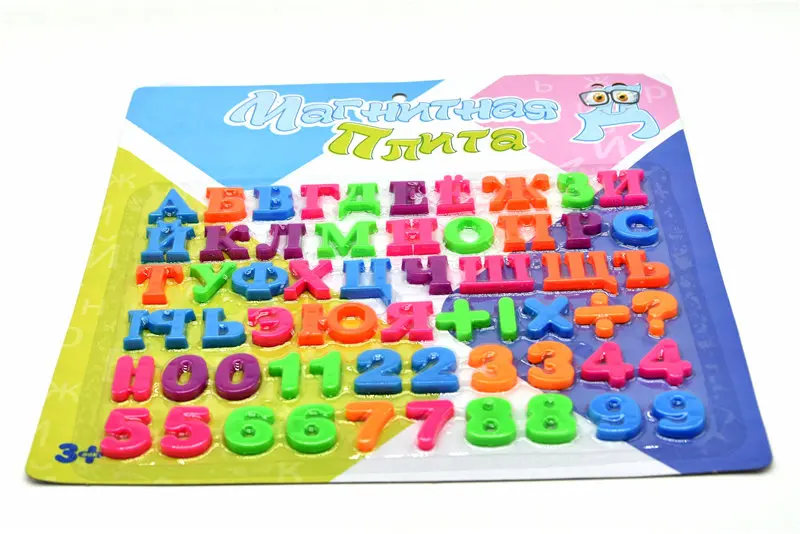 Big/Small Russian Alphabet Magnetic Letters Block Russia Baby Kids Educational Toy Fridge Magnet Sticker Learning Magnets Letter 6