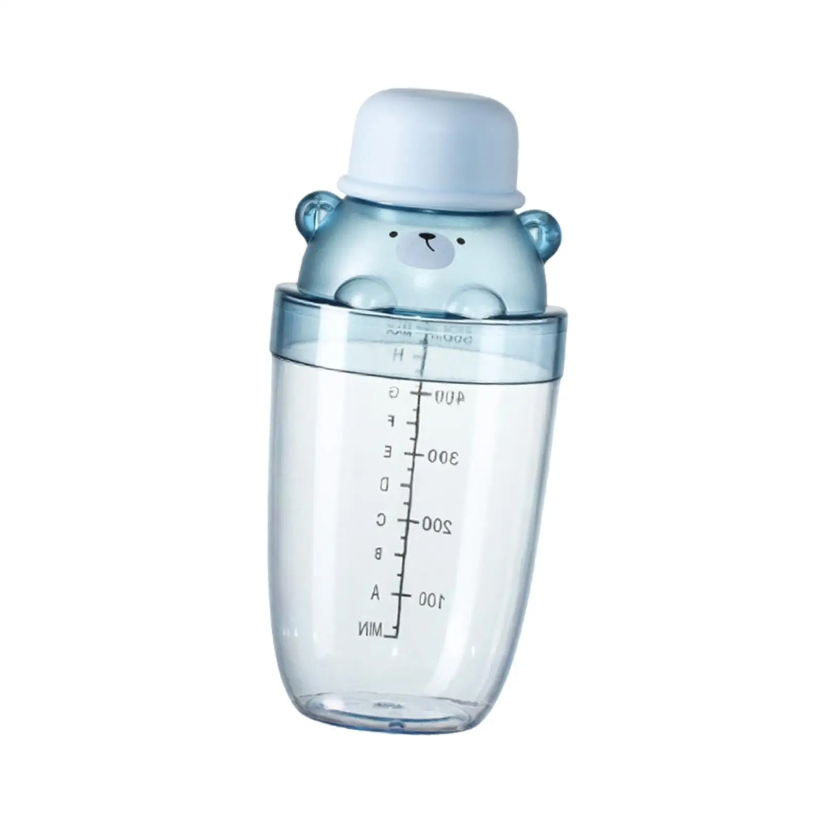 Transparent Scale Cocktail Shaker Bottle Mix Glass Drink Iced