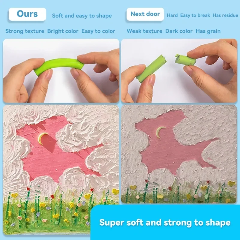 12/25/38/50Color Soft Oil Pastel Kit Professional Art Painting Crayons Artists Student Beginner Drawing Graffiti Supplies School