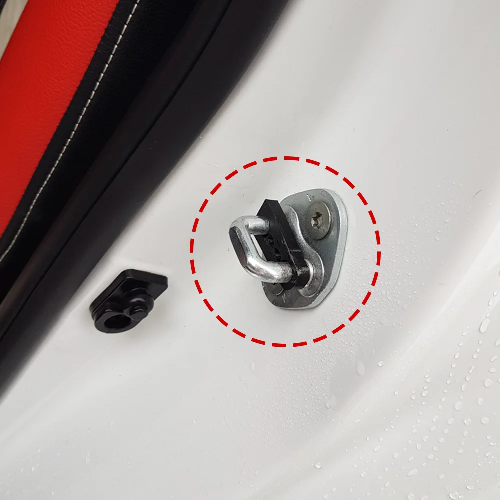 Car door lock damper 4pcs Auto Door Lock Damper er Deadener Shock-Absorbing Damping Protector reduce the noise For Toyota Yaris Cross New