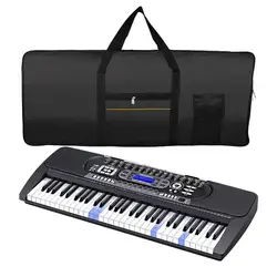 Sac de rangement pour clavier électronique 61 touches, sacoche de poche pour Piano électrique professionnel, étui de rangement rembourré pour orgue, support Oxford Portable pour Piano et décalcomanie 