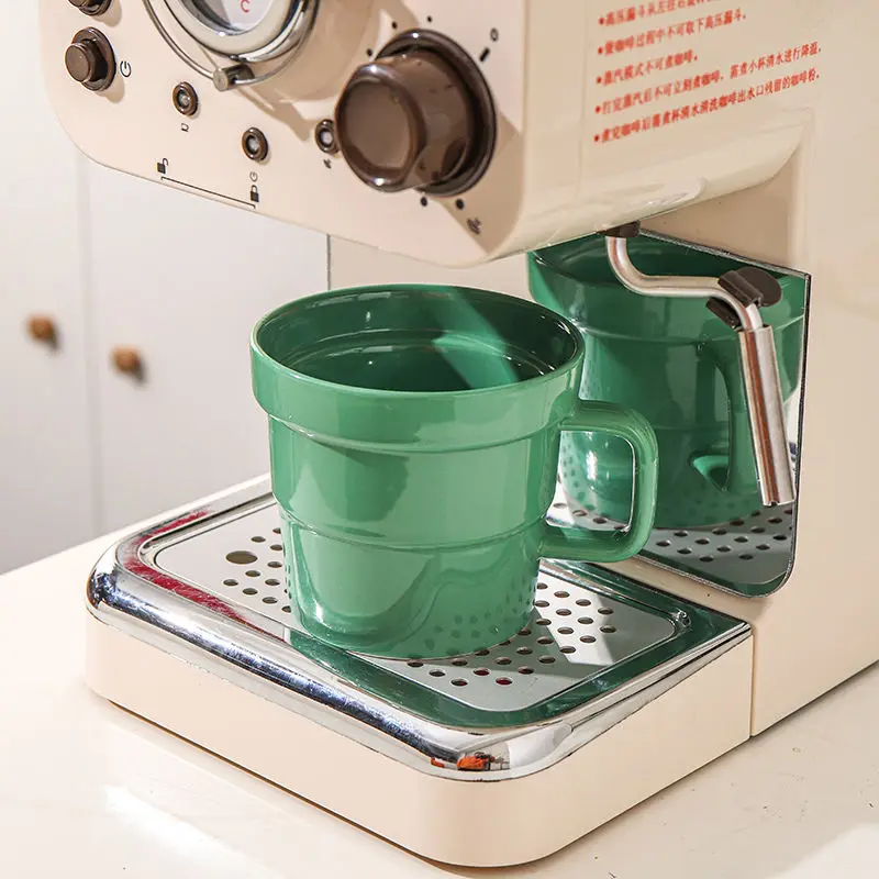 

Advanced green mug milk cup family breakfast cup student cup lovers cup ins Korean simple drinking cup