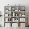 Multilayer Dustproof Wardrobe High Capacity Partition Bookshelf Bedroom Open Simple Assembly Storage Cabinet Bedroom Furniture 3