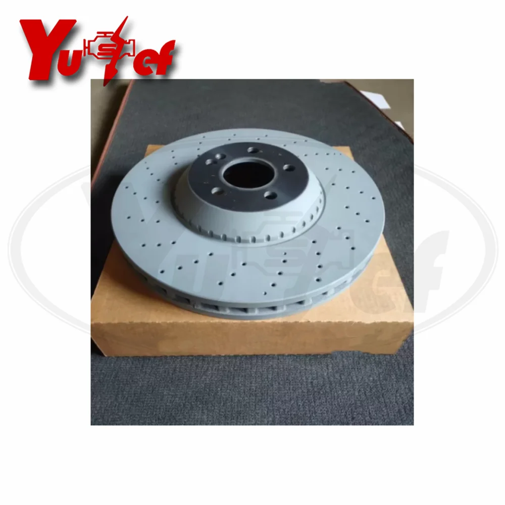 Pair Front Brake Disc For Mercedes Benz W205 W213 W253 0004212812 A0004212812