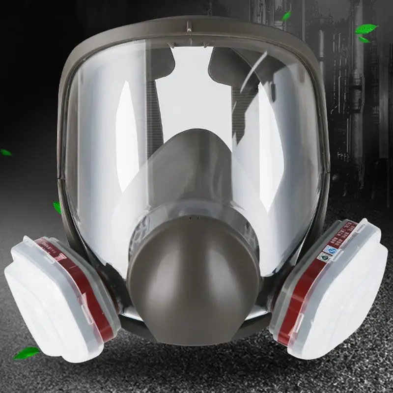Anti-Fog 6800 Gas Mask Industrial Painting Spraying Respirator Safety Work Filter Reusable Face Respirator with Filters gas mask face respirator