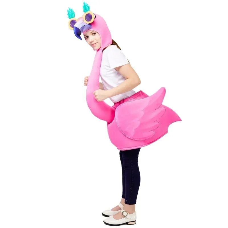 Funny Carnival Party Children's Pink Flamingo Costume Party Cosplay Props