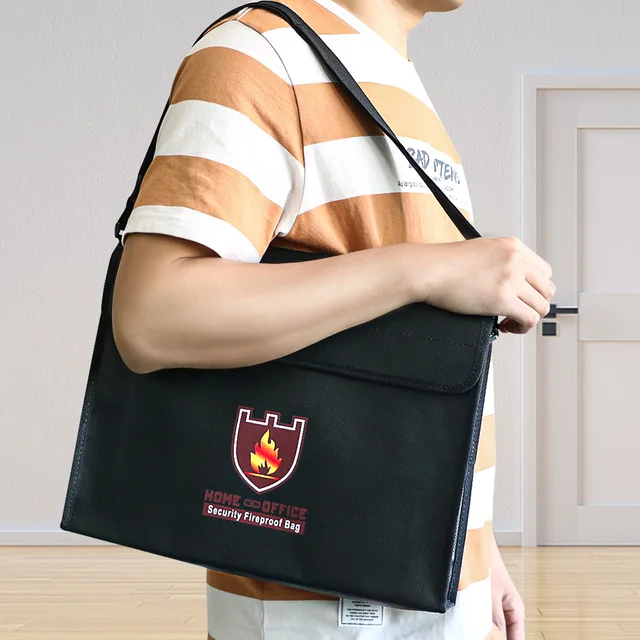 3 Borse Ignifughe Impermeabili - Per Batterie, Documenti E Oggetti Di Valore - Foto 13