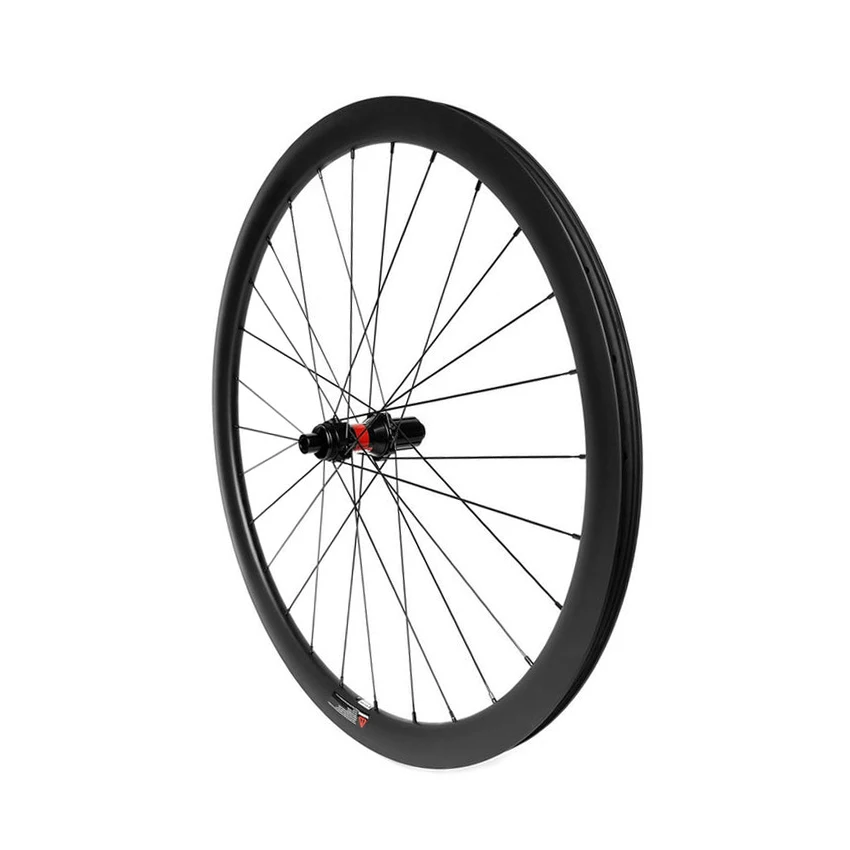 Jante Carbone AIRWOLF 700c Pour Vélo Route - 45 Mm De Profondeur, 25 Mm Large - Frein à Disque, Tubeless