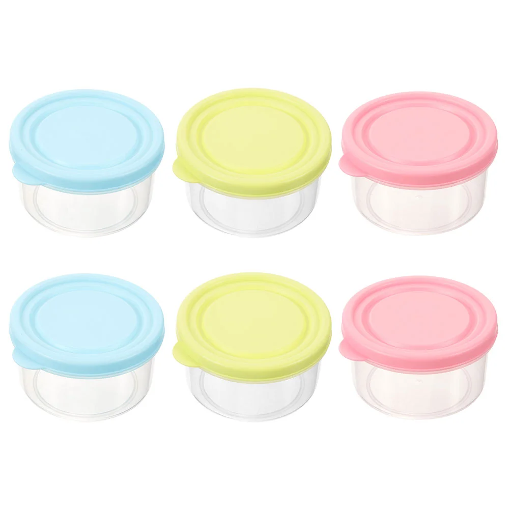 

Salad Dressing Container Sauce Cup Lunch Bento Sauce Holder Reusable Condiment Storage Box with Lid Kitchen Accessories