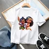 Disney Moana 2 Kids Short Sleeve T-Shirt Girls Summer Casual Tops Anime Cartoon Fashion Pullover Loose Fitting Children Clothing 1