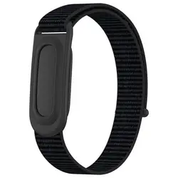 Breathable Sport Silicone Watch Strap - Durable Rubber Bracelet Wristband (Dark Black)