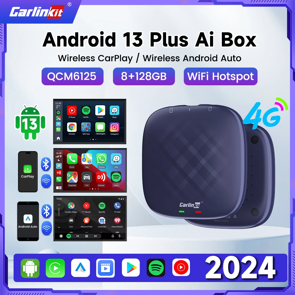 Carlinkit CarPlay Ai Box Qualcomm 6125 8-Core CPU Android