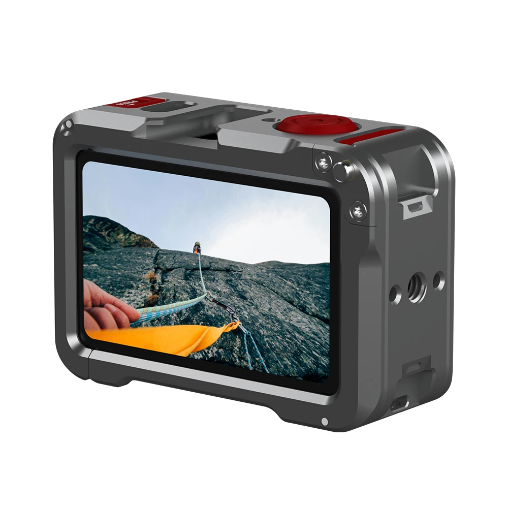 Flymile Metallkäfig für DJI Osmo Action 6, Schutzhülle, Schnellverschluss, Schutzrahmen, Gehäuse aus Aluminiumlegierung, Kamerazubehör – Detail 21