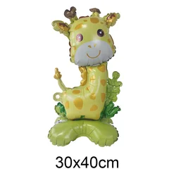 Whimsical Safari Animal Foil Balloons Set for Kids Parties & Baby Showers (Giraffe balloon)