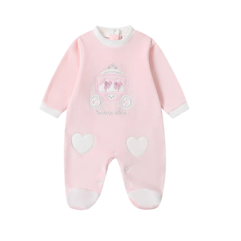 Autumn Velvet New Born Baby Romper for Girl 0-12m baby clothes baby sleepsuit