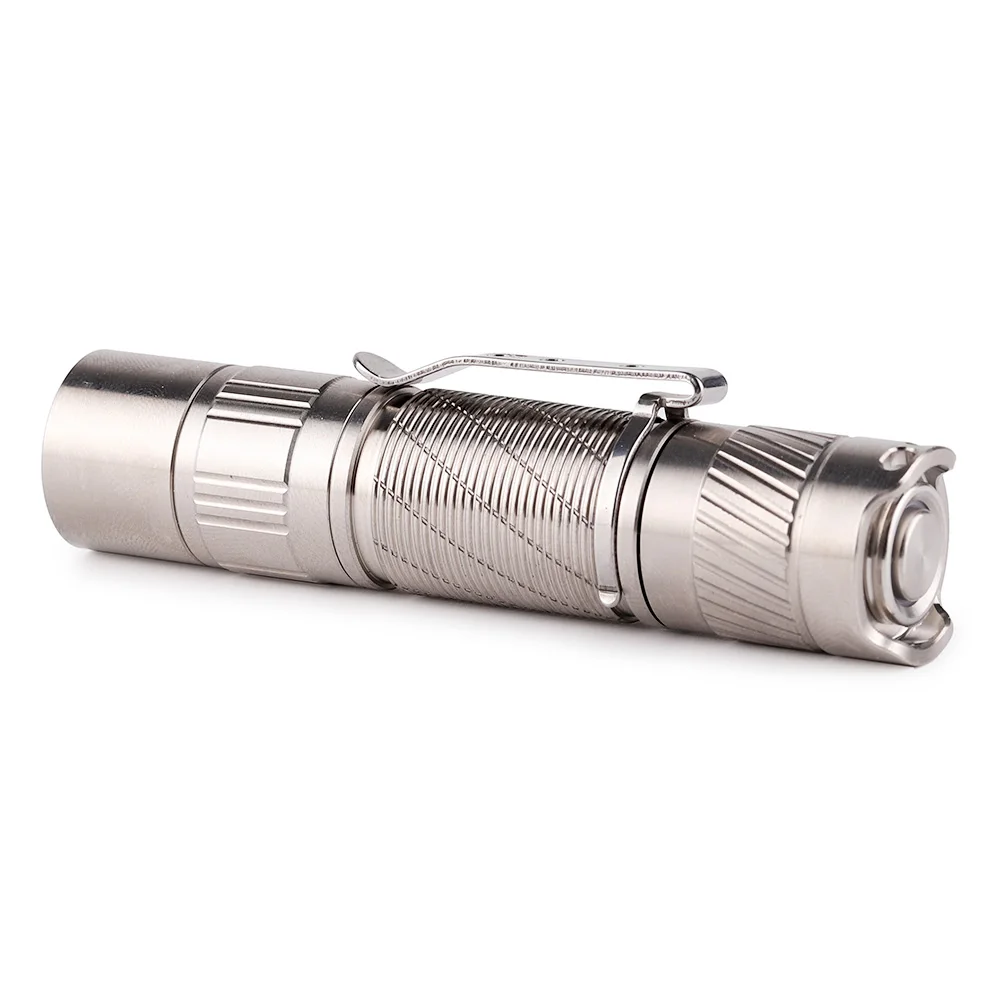 Titanium alloy Convoy T3 AA 14500 flashlight,KW CSLNM1.TG,EDC,thrower,long range,
