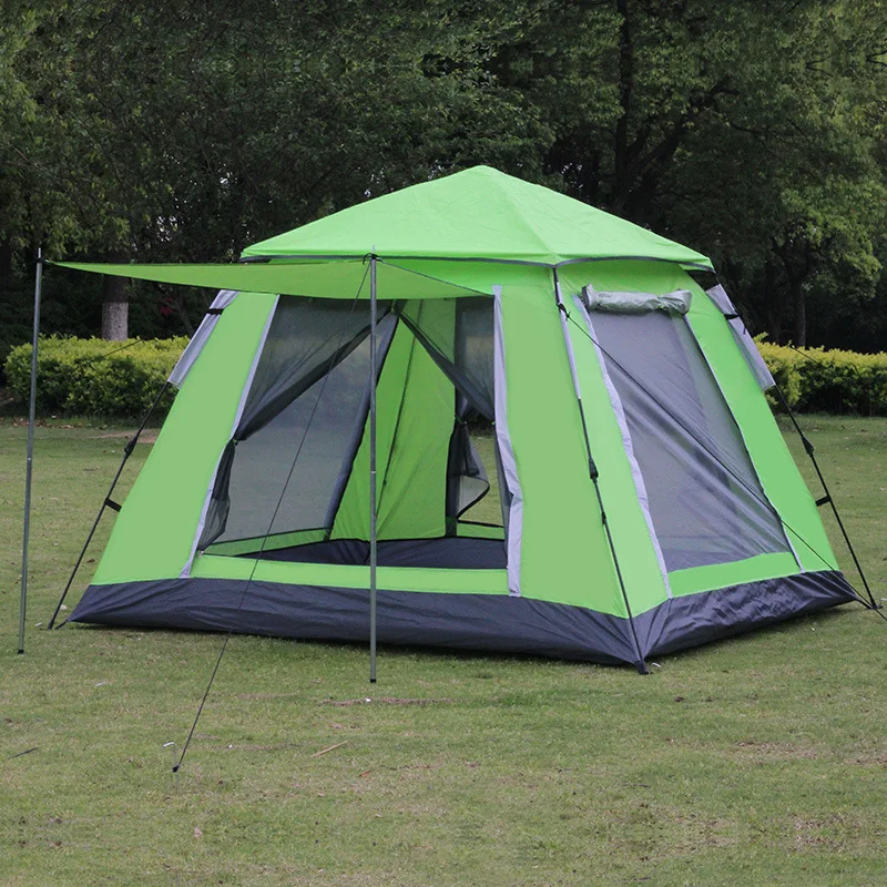 Automatic Spring Quick-opening Tent New Large Space Thickening Rainstorm 4-5 People Outdoor Camping Camping Tent Home