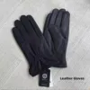 JL Deer Leather Genuine Leather Gloves ex Medium Thiened Winter Gloves Fingerl Gloves for Men And Women
