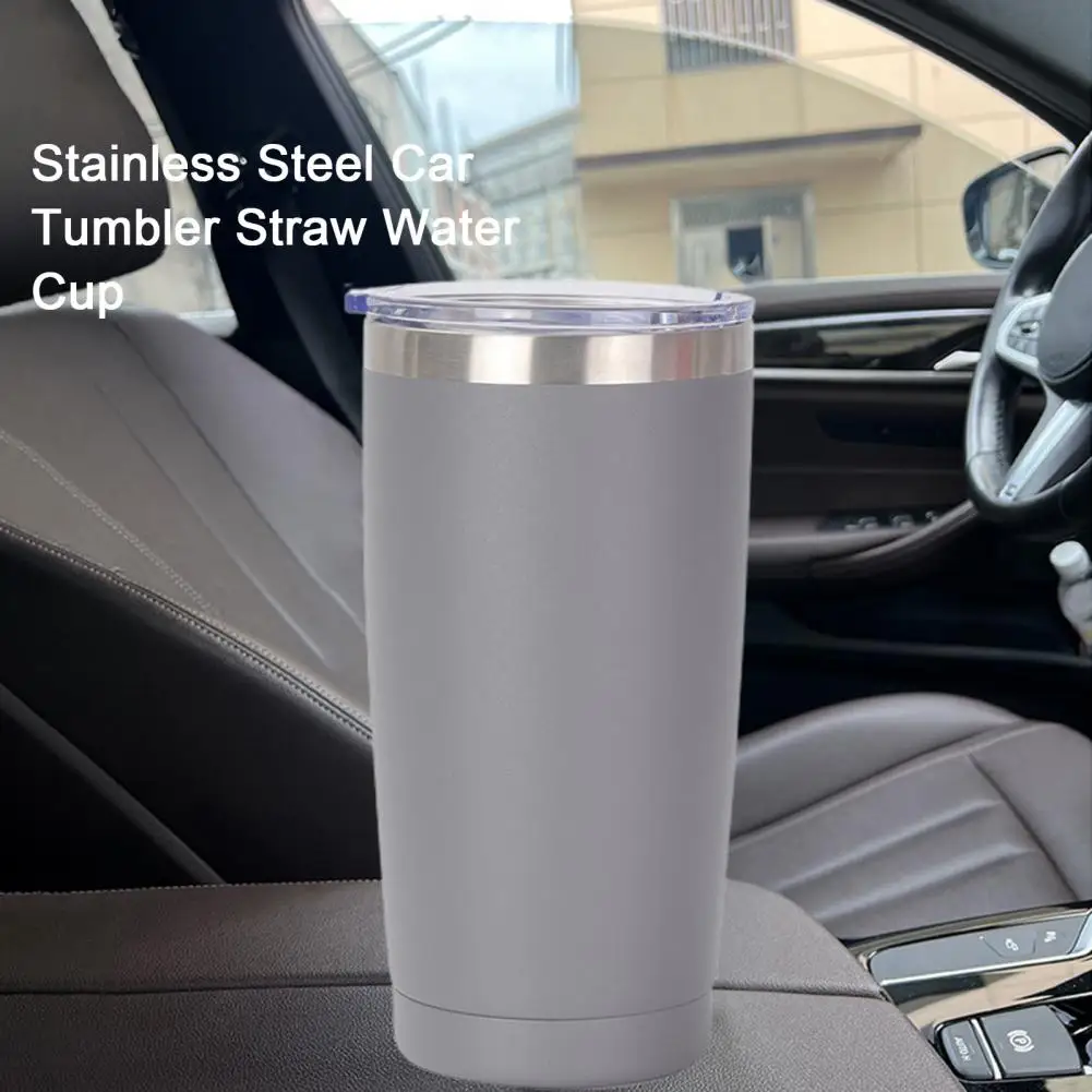 

Double-layer Insulated Water Bottle Hot Beverage Container Leak-proof Stainless Steel Water Bottle Portable Insulated for Car