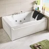 Whirlpool Bathtub Massage Rectangular Water Jet Niche Soaking SPA Double Ended 72 X 48 Inch Independent Bathtub Bathroom Fixture 1
