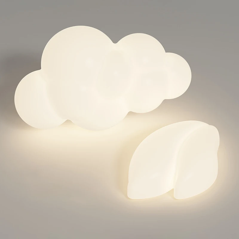 

Minimalist PE White Cloud Children's Room Wall Lamp Home Creative Decor For Bedroom Living Room Gallery Corridor Aisle Fixtures