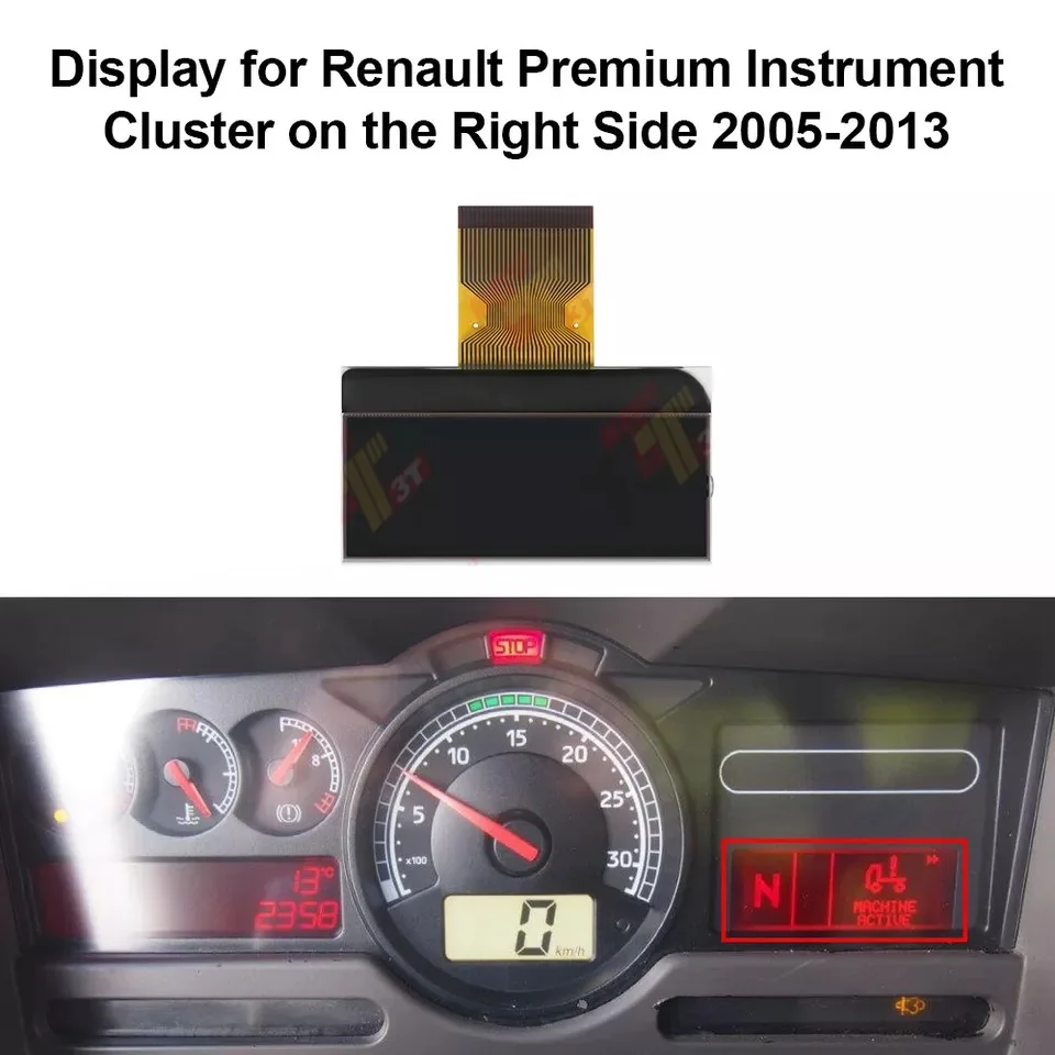 Dashboard LCD Display lcd display for Renault Premium Magnum Midlum Ares Kerax Iliade Instrument Cluster