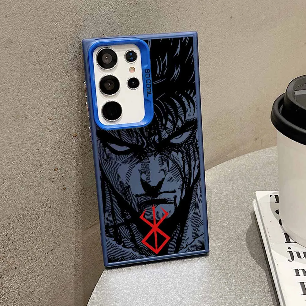Berserk Fantasy Anime Colorful Silicone Phone Case