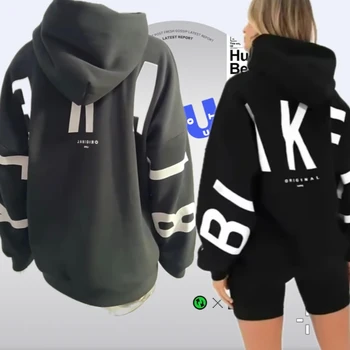Sudadera Y2K Oversize Estampado Letras - Estilo Hip Hop Streetwear Unisex